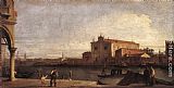Canaletto View of San Giovanni dei Battuti at Murano painting